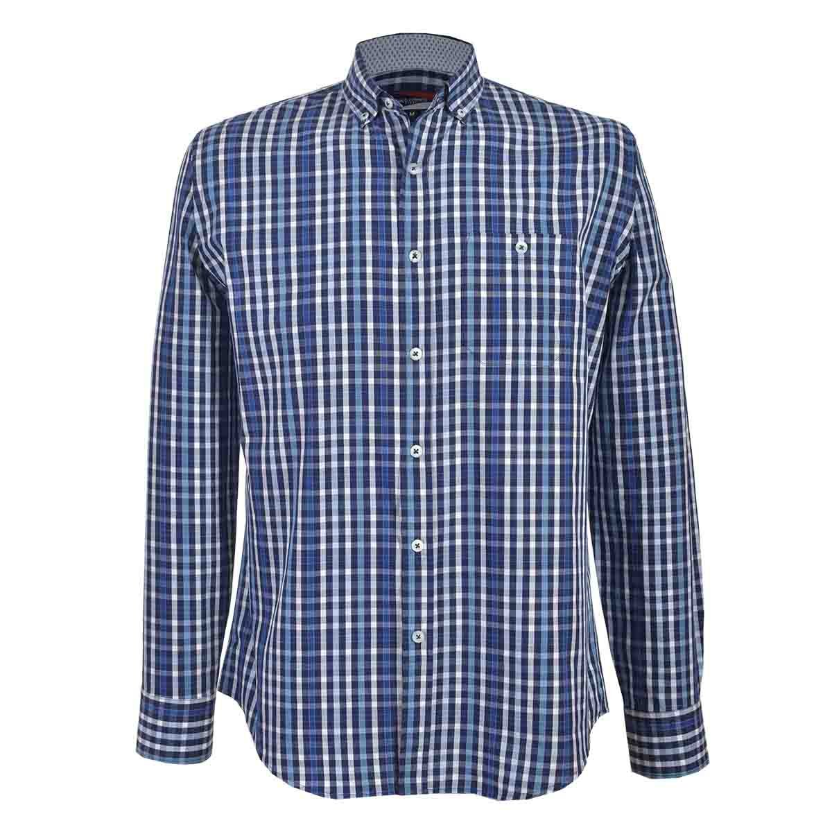 Camisa Casual Manga Larga Regular Mustang Carlo Corinto