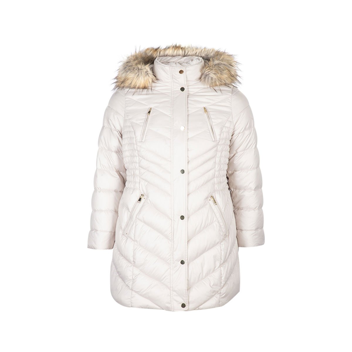 Chamarra Hueso de Peluche en Capucha Life Styler para Dama