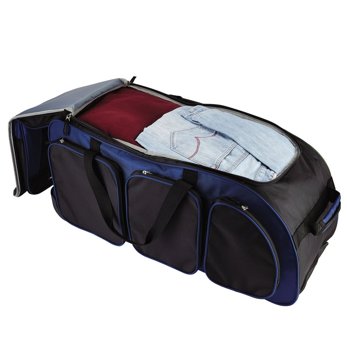 Maleta Individual Duffle Rodante 30&quot; Multi-Pocket Azul Travelers Club Luggage