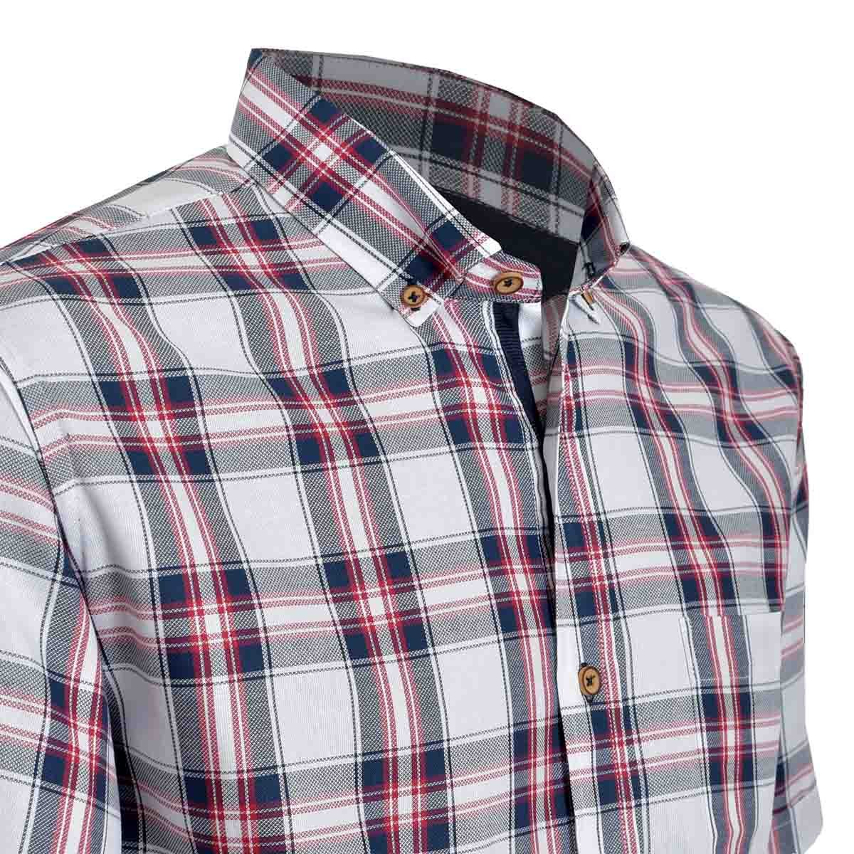 Camisa Casual Manga Corta Regular Ugo10 Carlo Corinto para Caballero