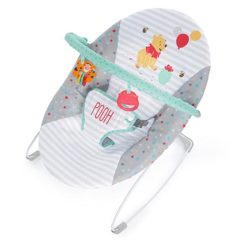 Bouncer Gris Winne Pooh Happy Hoola Bright Starts para Bebé