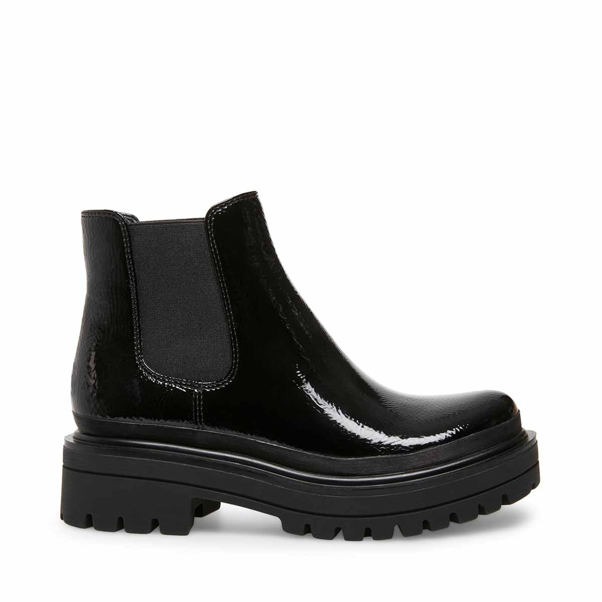 botin negro steve madden