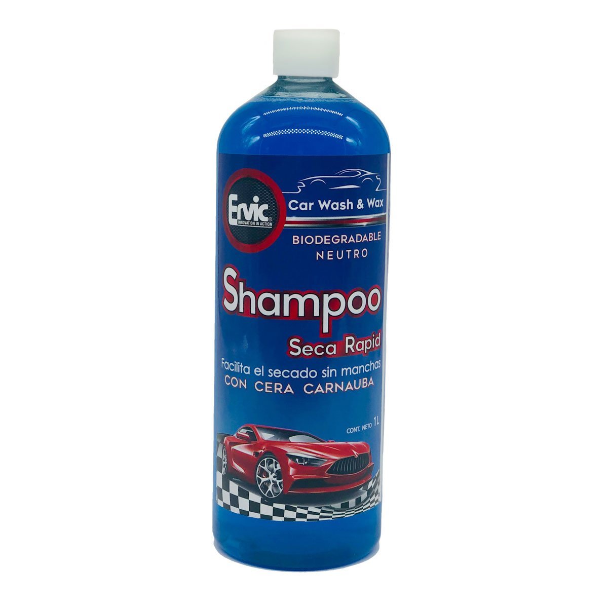 Cera y Shampoo para Auto 1Lt Ervic
