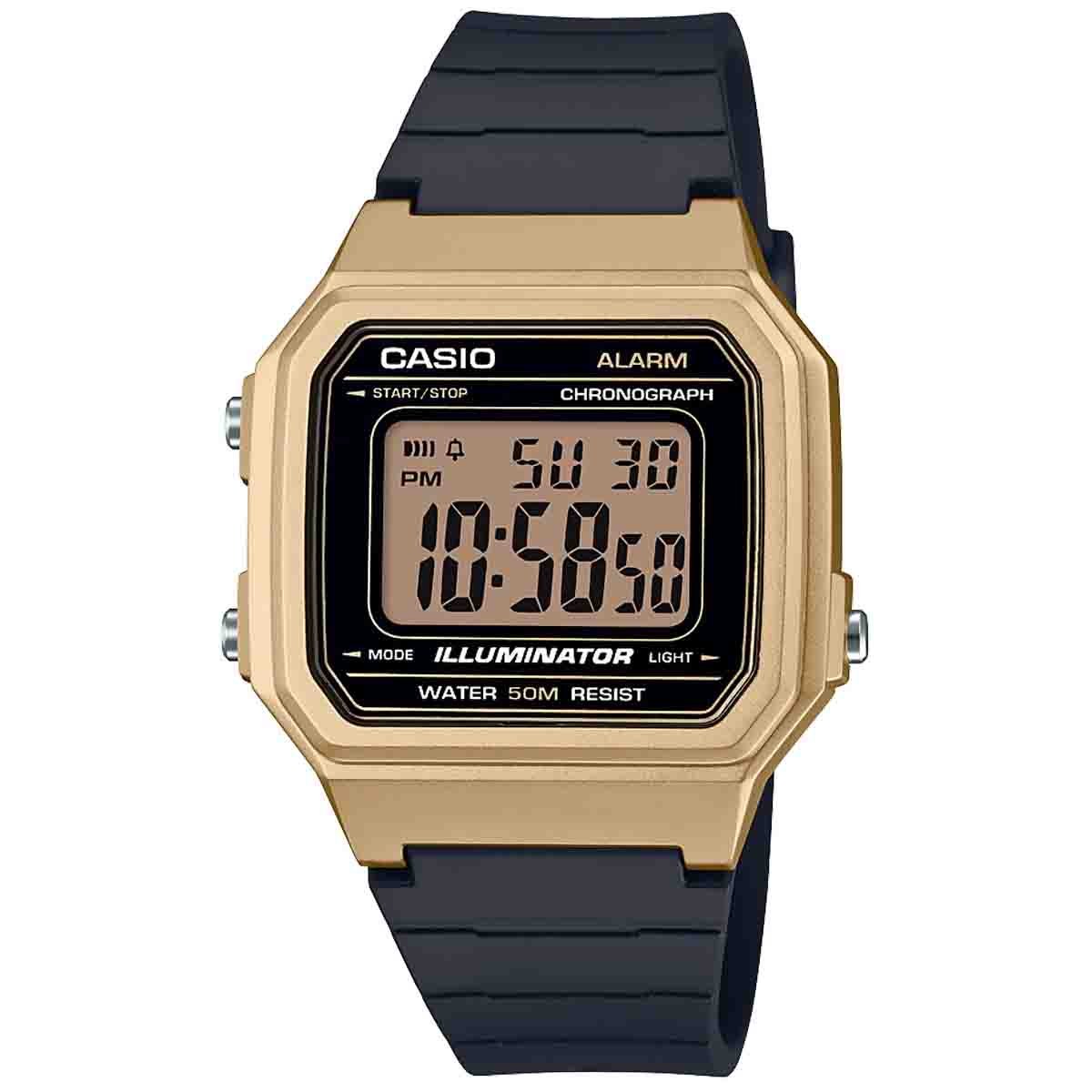 Reloj Unisex Modelo W-217Hm-9Avcf Dorado Casio