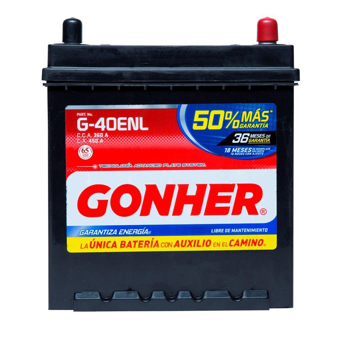 Acumulador Marca Gonher Modelo G-40Enl
