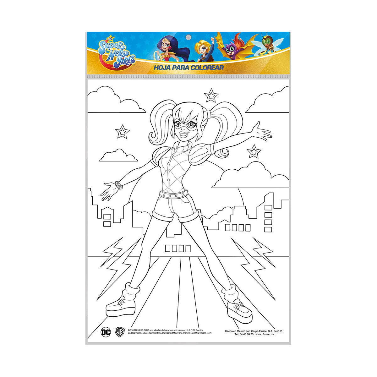 Hoja Para Colorear Harley Quinn Flusse Flusse