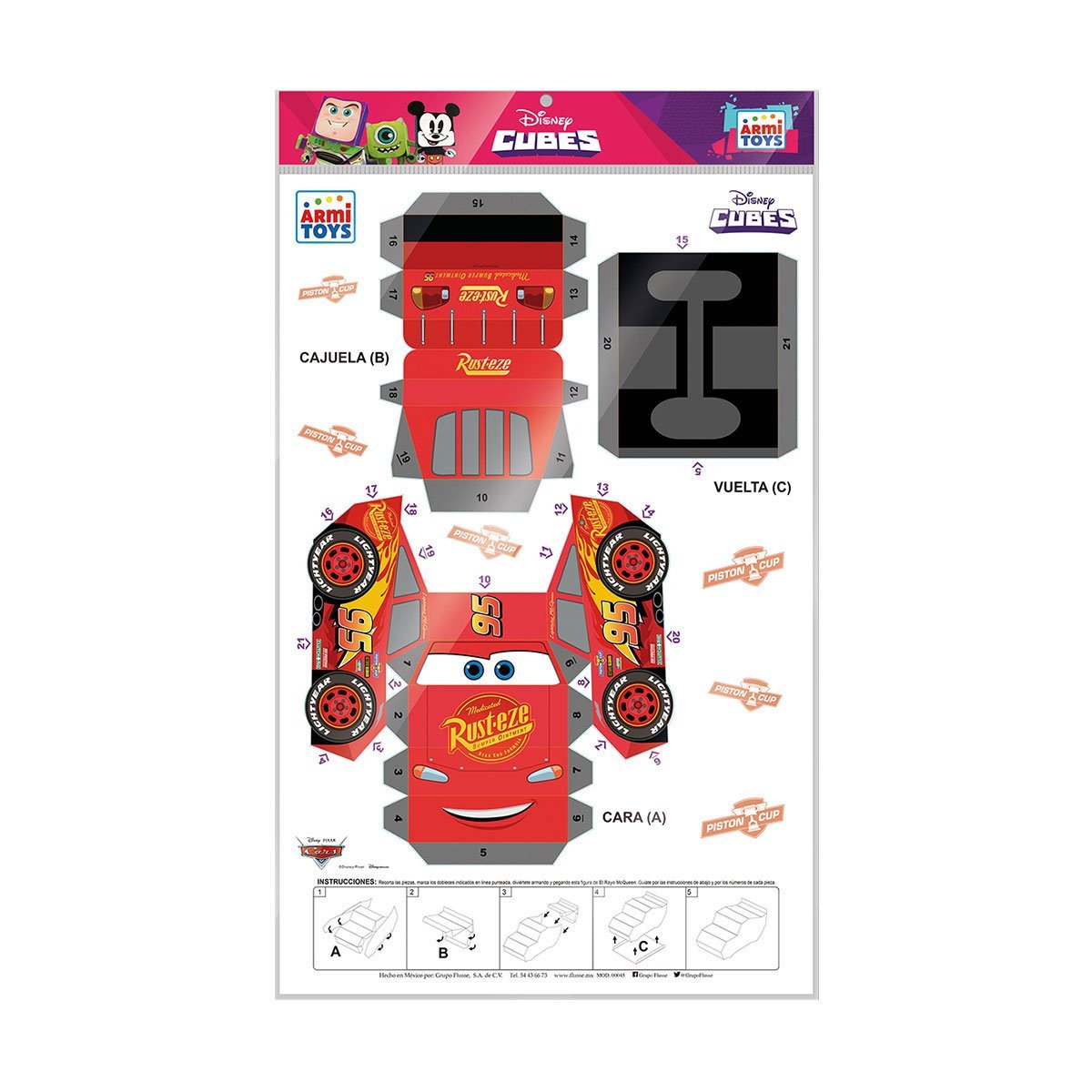 Army Toy Cubes Rayo Mcqueen Flusse Flusse