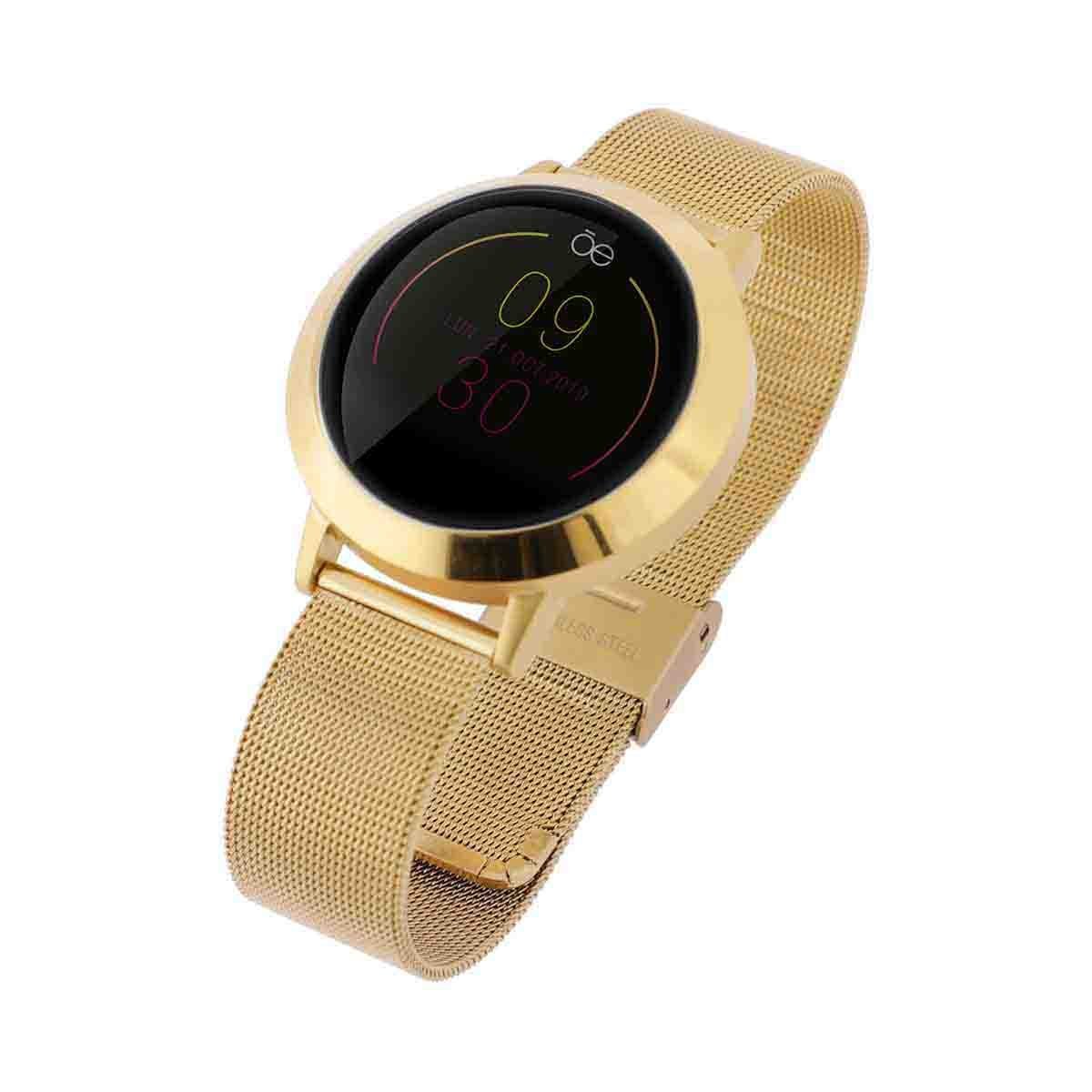 Smartwatch para Dama Dorado Cloe Modelo Oe2000-Gl