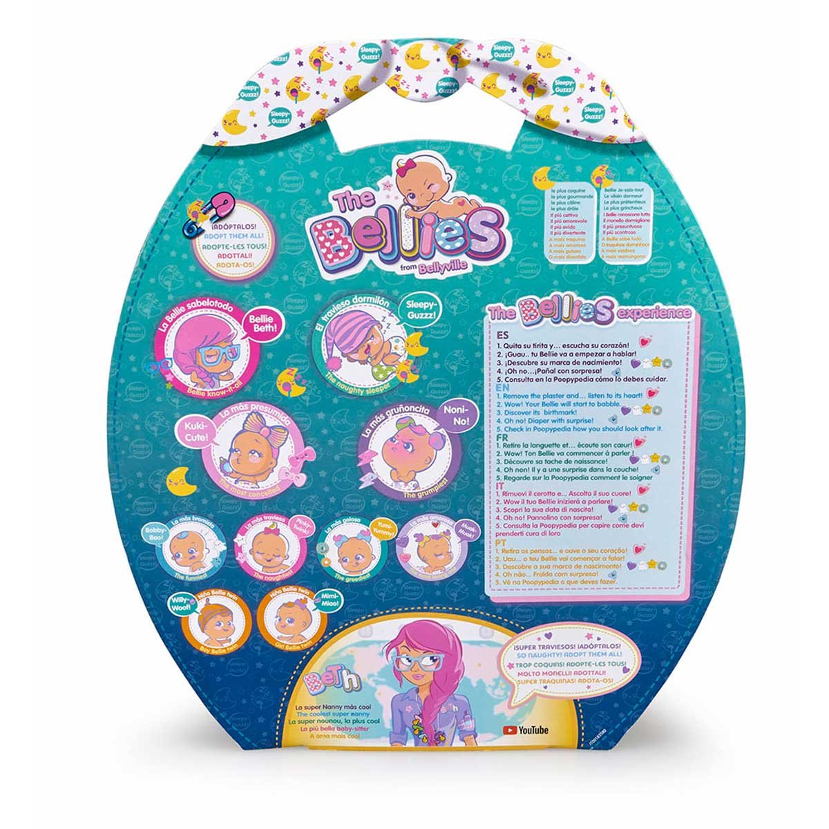 Muñeco Bellies Sleepy Z Famosa