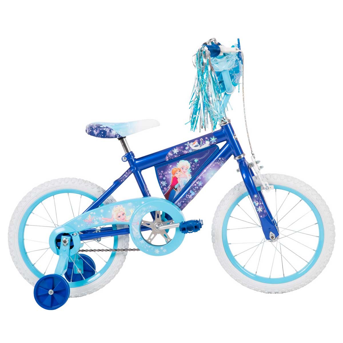 Bicicleta Niña 16 Pulgadas Snow Queen 5-7 Años - Azul