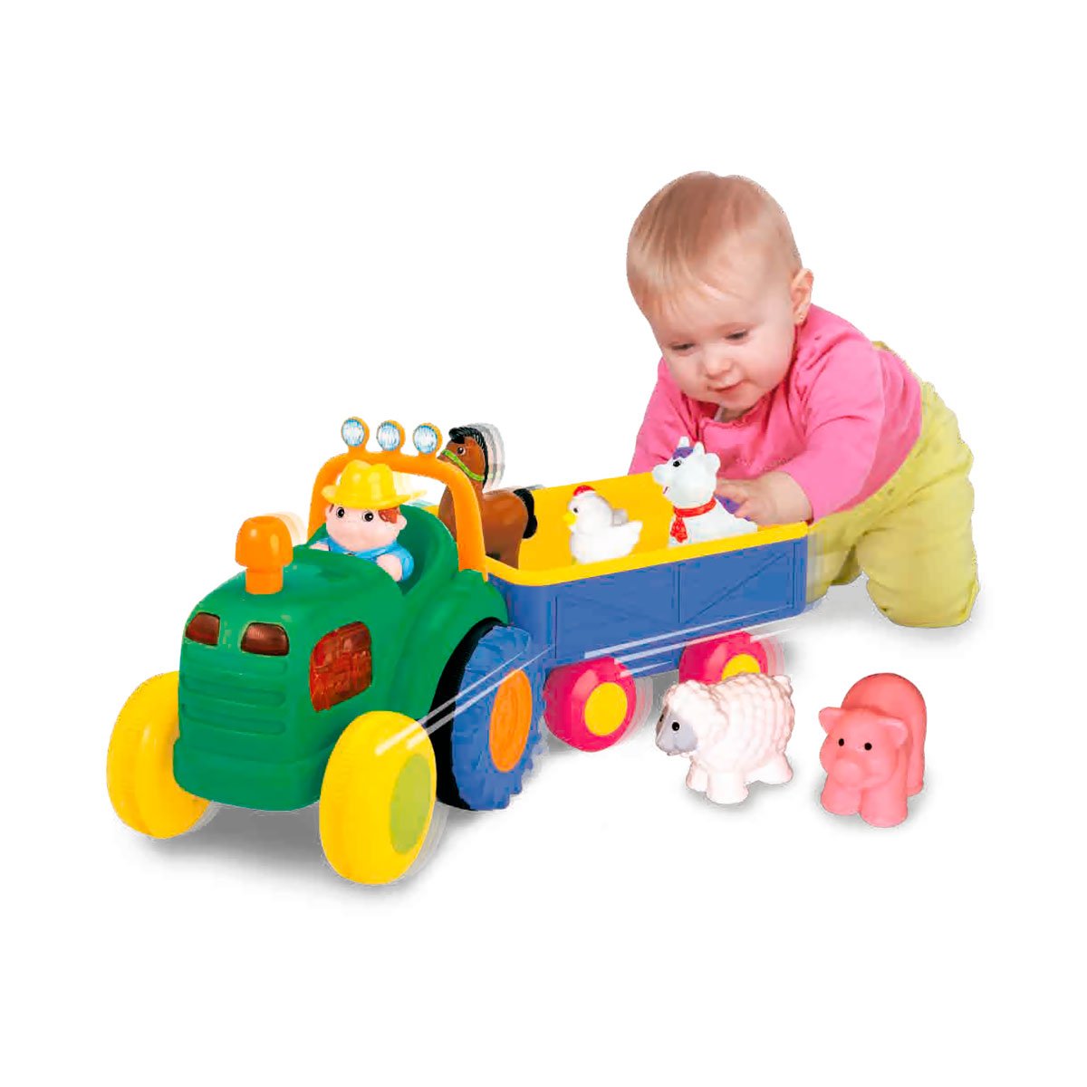 Tractor Y Tráiler Farm Kiddieland