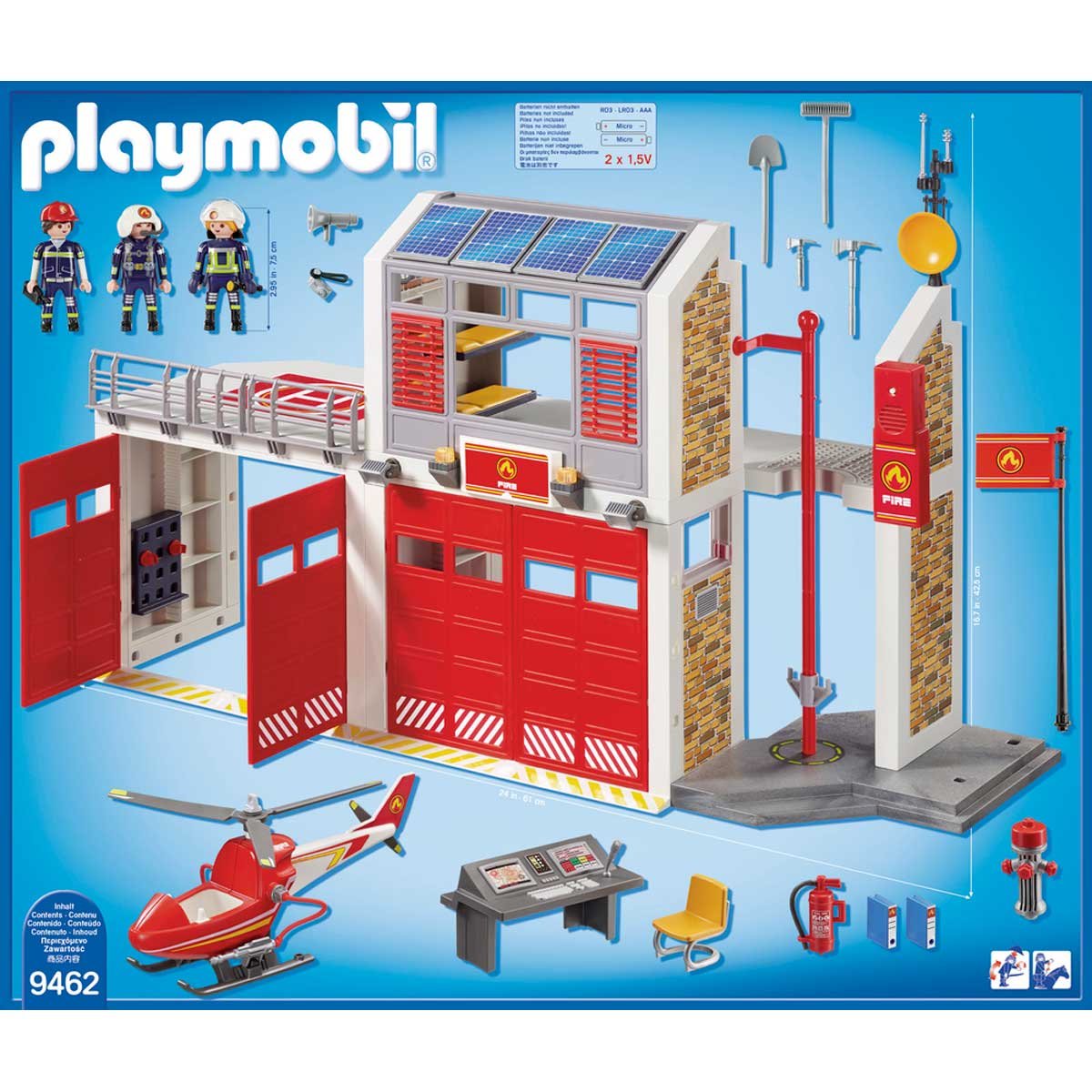 Estación de Bomberos Playmobil