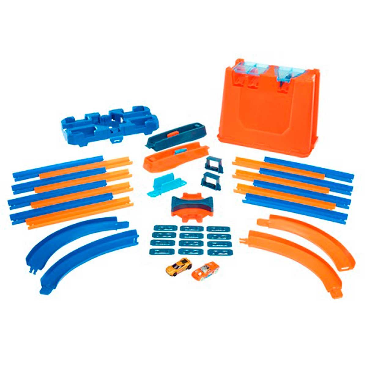Hot Wheels Pista constructor Stunt Caja Pista De Carreras Y Accesorios Set Nuevo En Caja