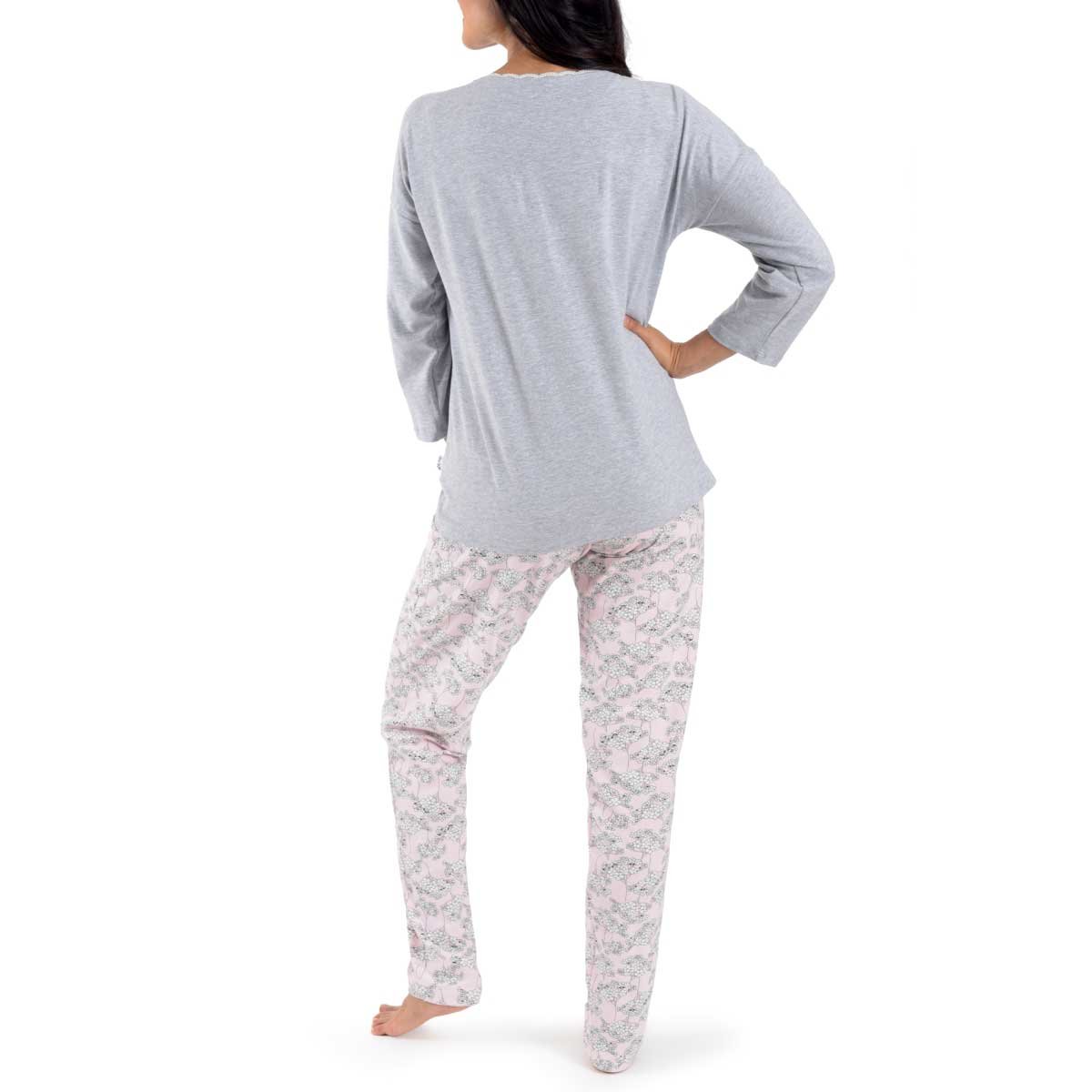 Pijama para Dama Blusa Oso de Cabeza Y Pantal&oacute;n Sho Shi