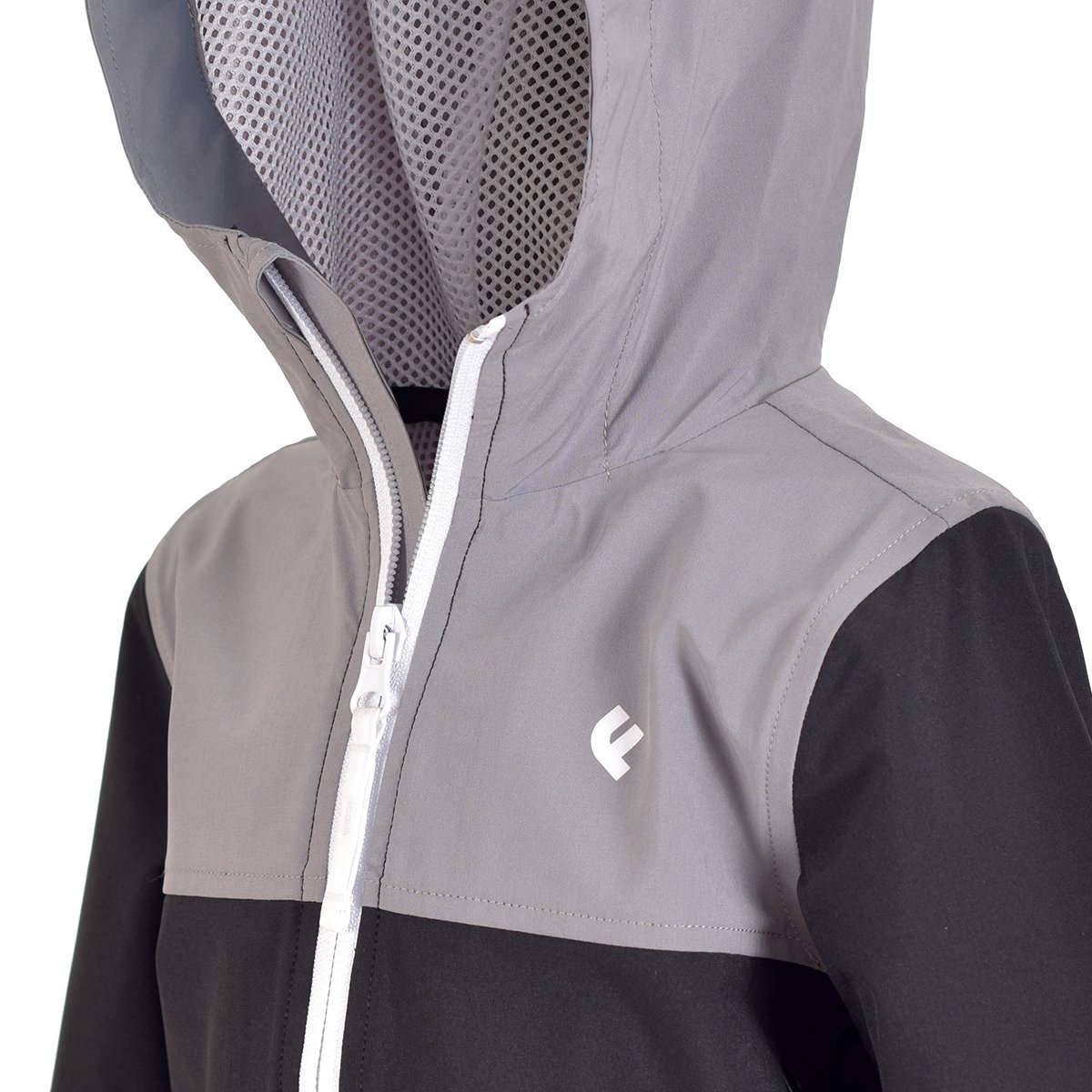 Chamarra con Capucha Bloques Combinado Fukka para Niño