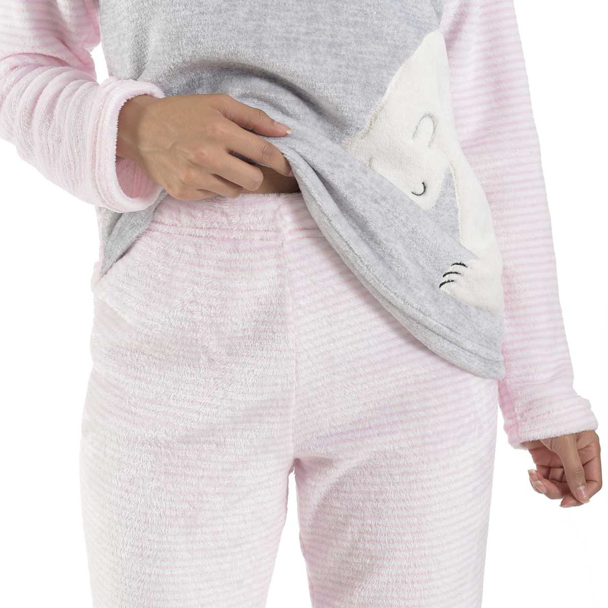 Pijama Flannel con Estampado de Oso Polar la Nuit