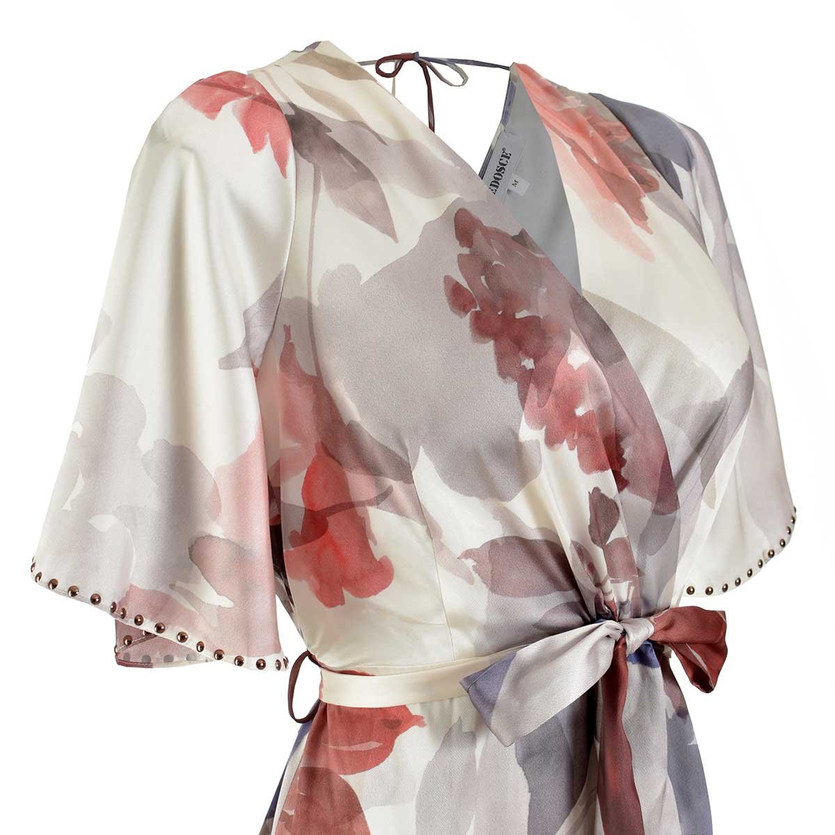 Vestido Blanco Floreado C2C para Mujer