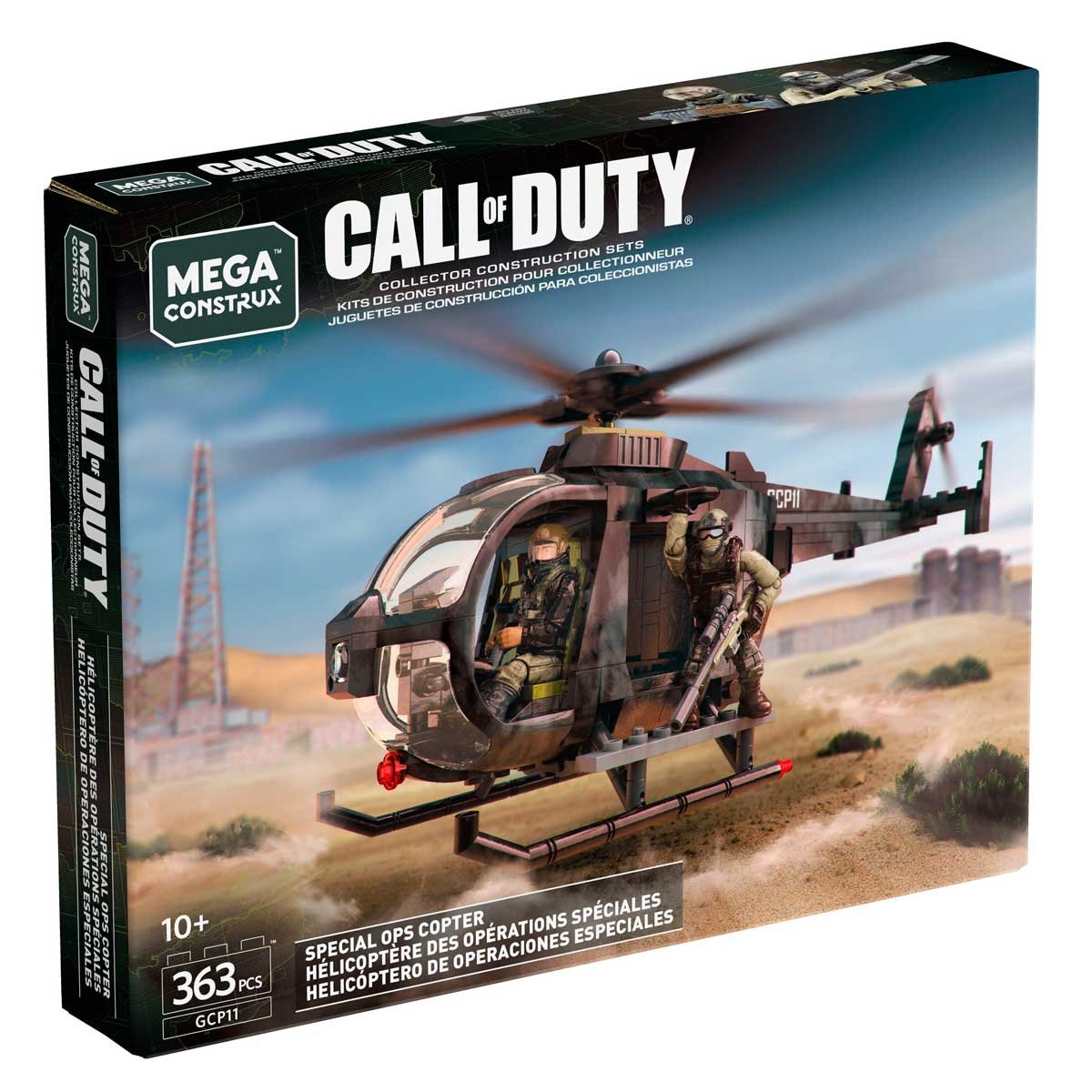 Mega Construx Cod Ops Copter Especial Mattel