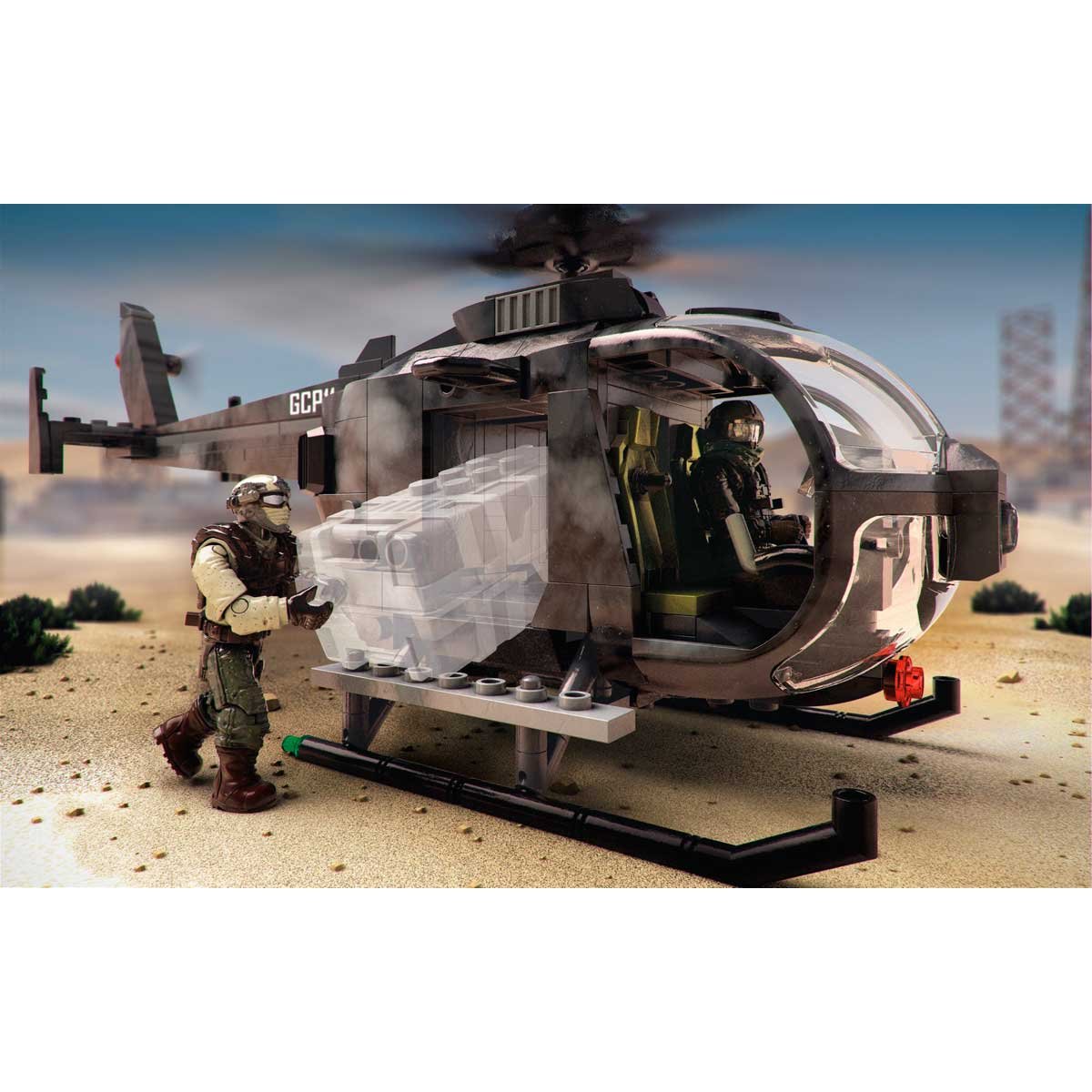 Mega Construx Cod Ops Copter Especial Mattel