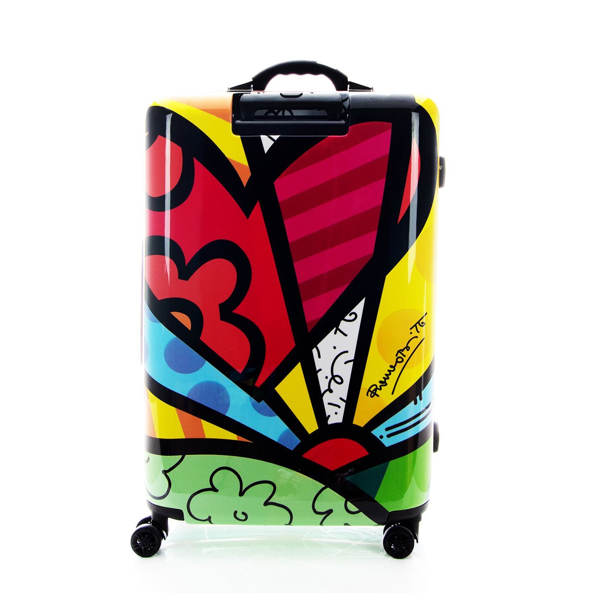 Maleta Individual Vertical Rígida Rodante 28" Tsa Corazón Ll Britto