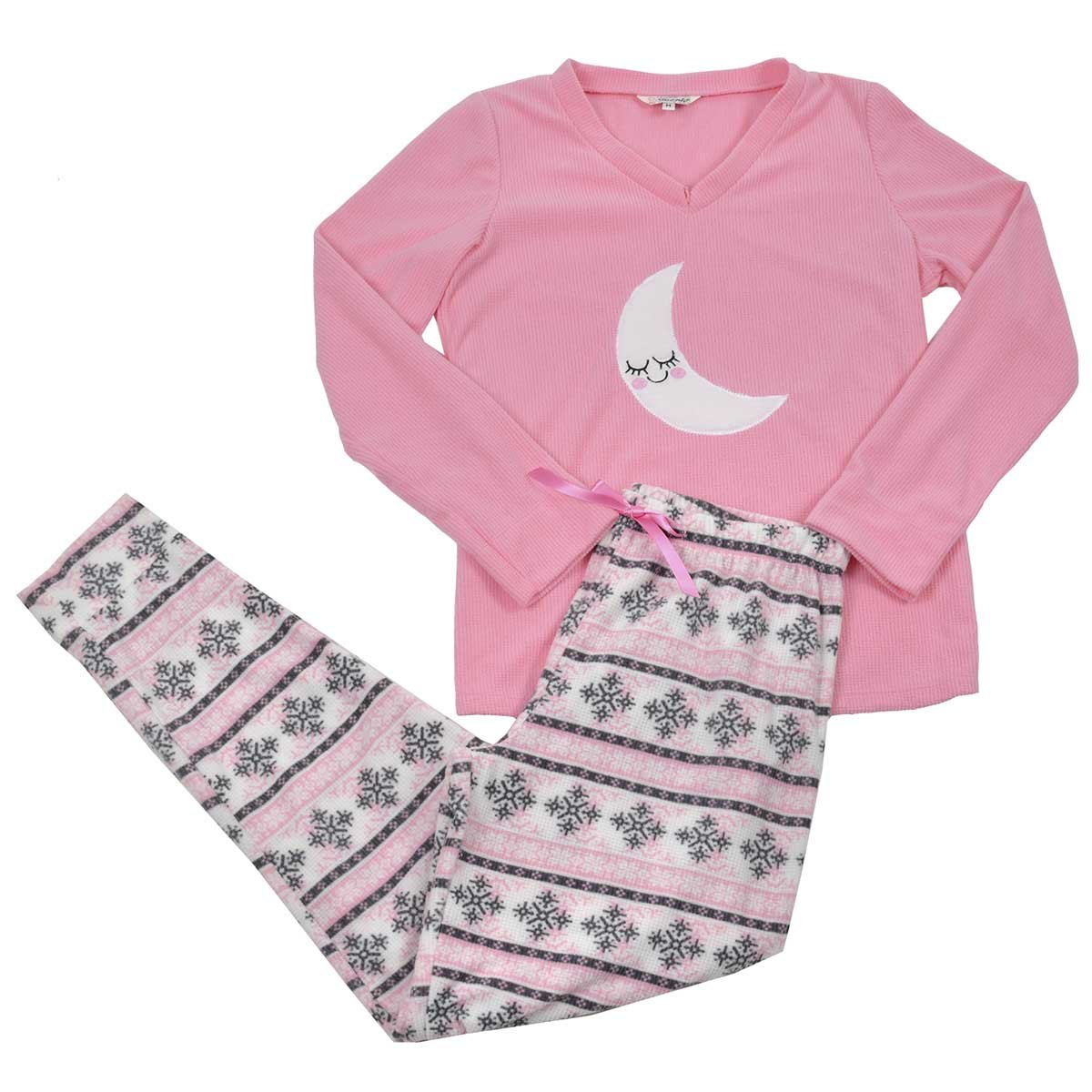 Pijama Fleece Estampado Luna Incanto