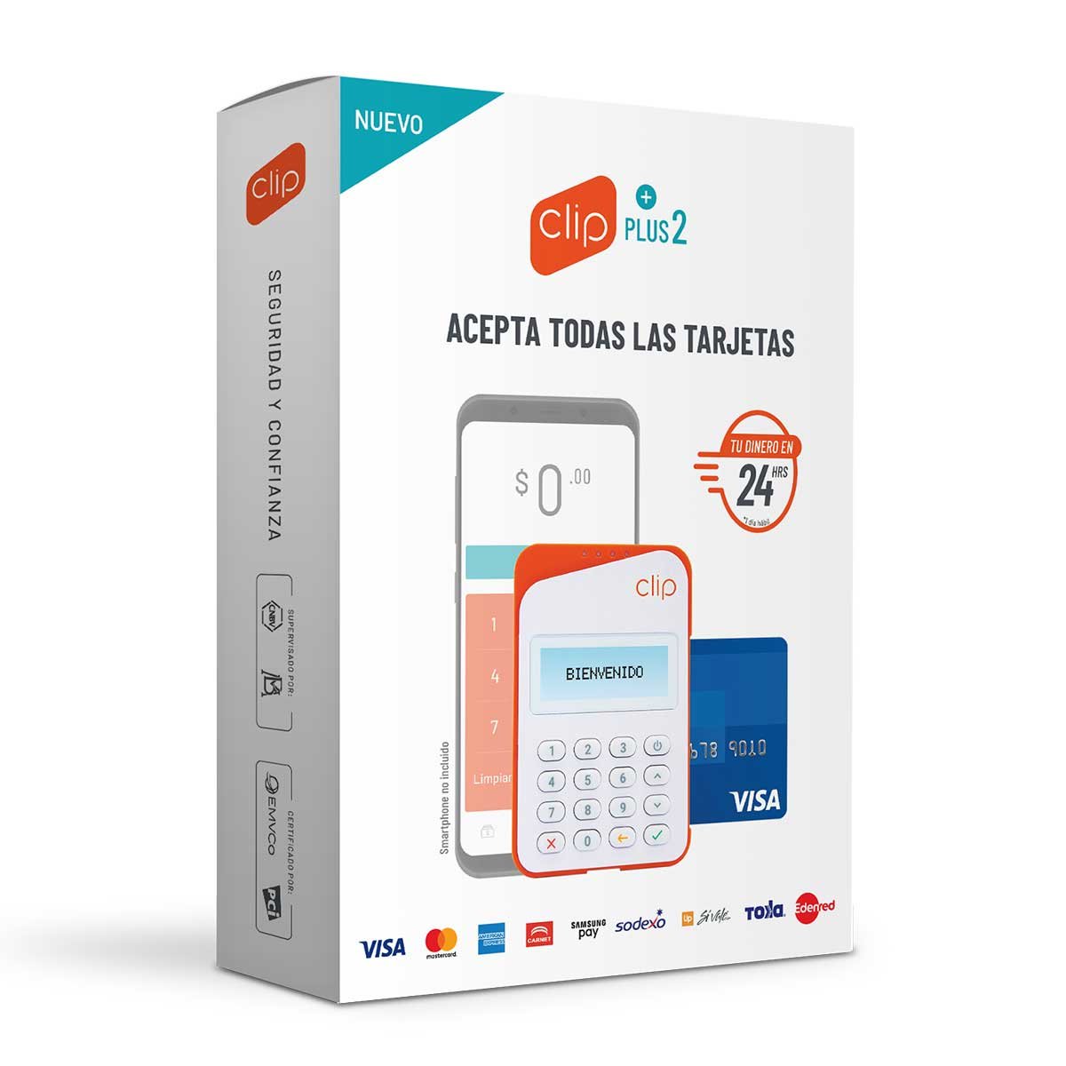 Lector de Tarjeta de Crédito/ Débito Clip Plus 2.0