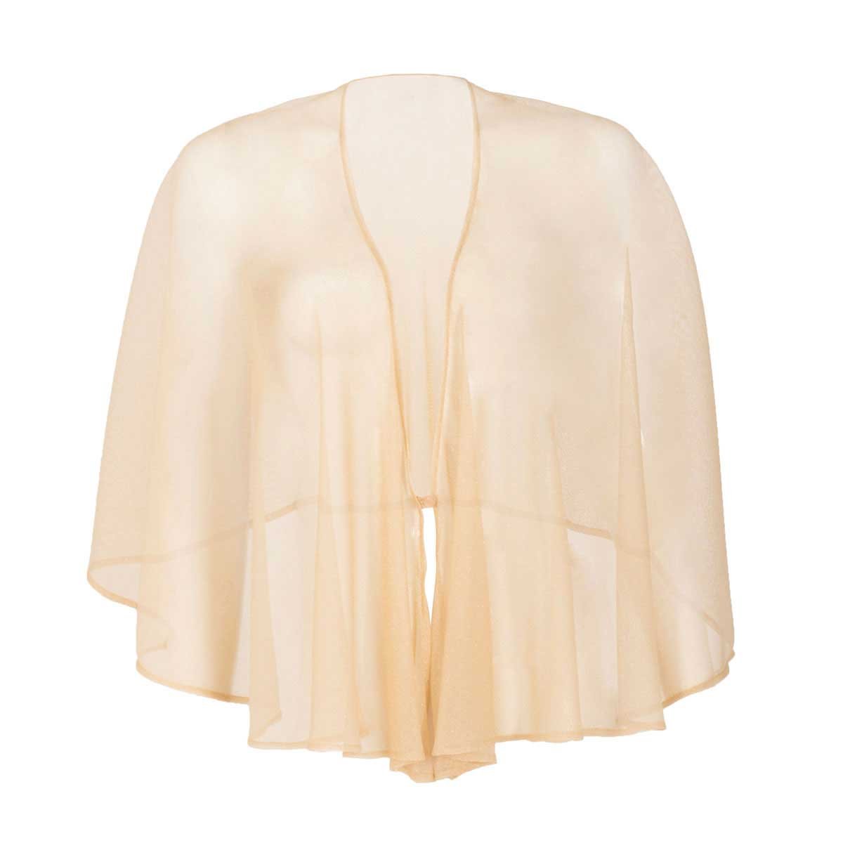 Chalina para Dama Tipo Capa de Tela con Brillos Noshe