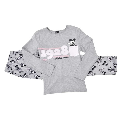 Pijama para Dama Polar Playera Y Pantal&oacute;n Mickey Mouse Disney