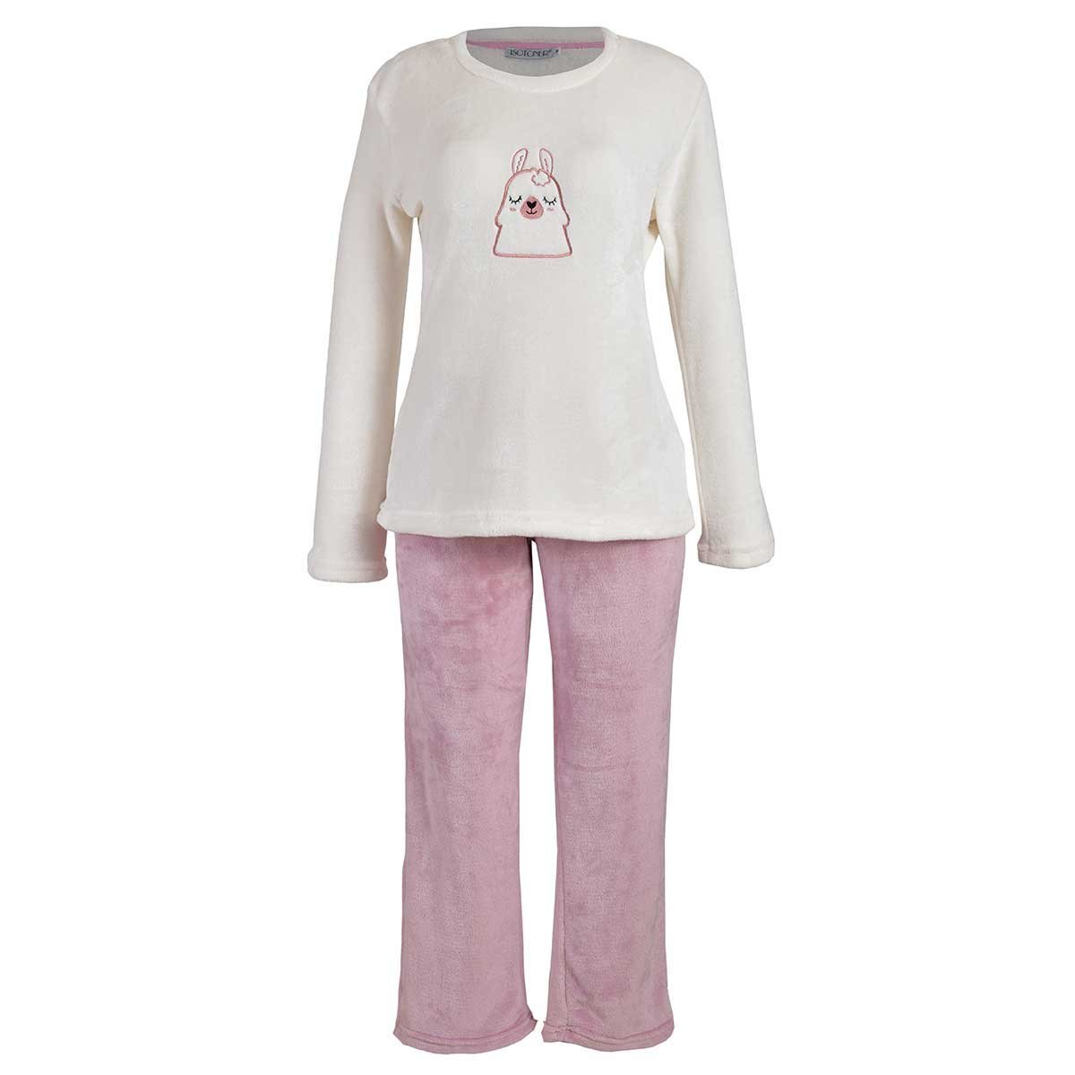 Pijama para Dama Flannel de Playera Y Pantal&oacute;n Isotoner