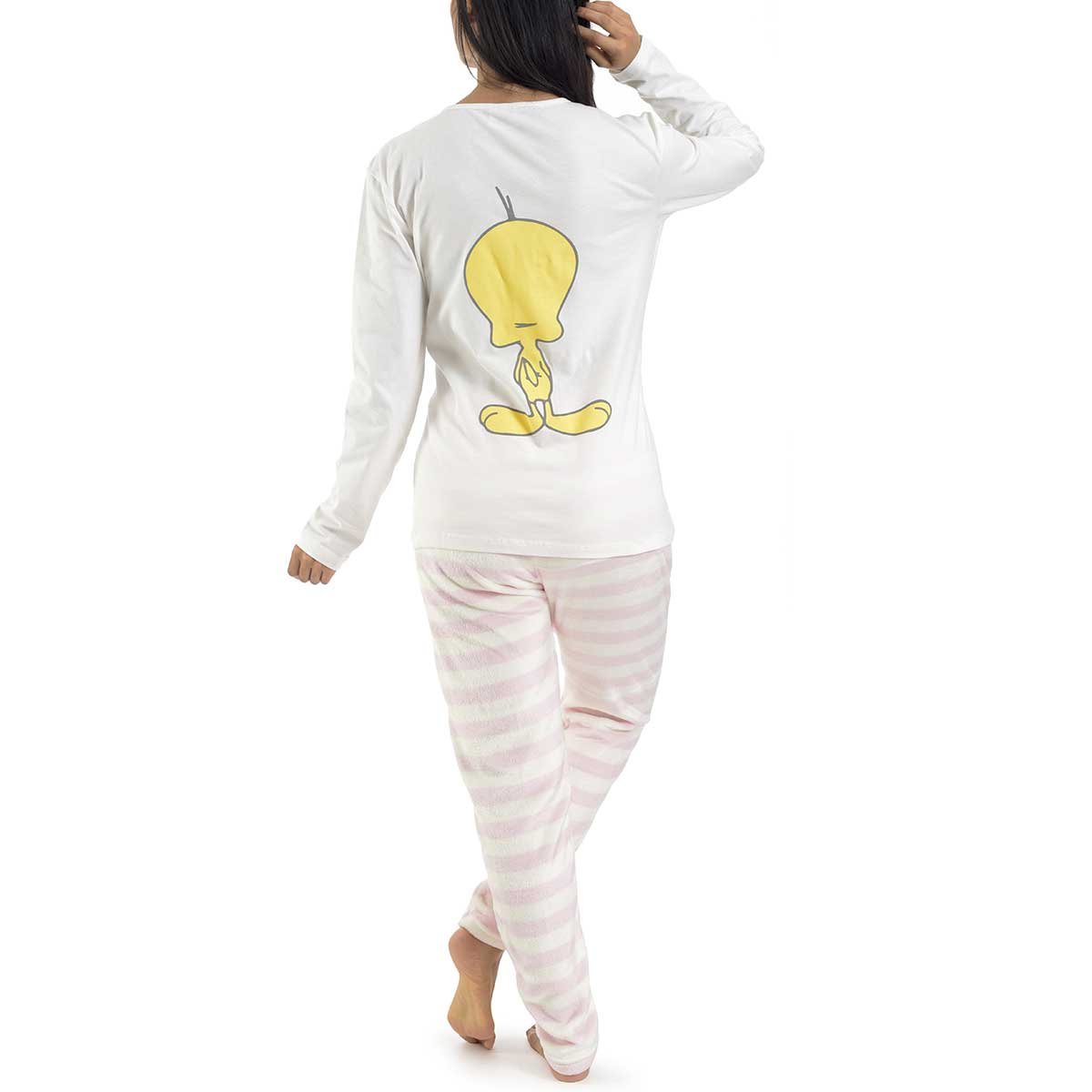 Pijama para Dama Polar Playera Y Pantal&oacute;n Looney Tunes