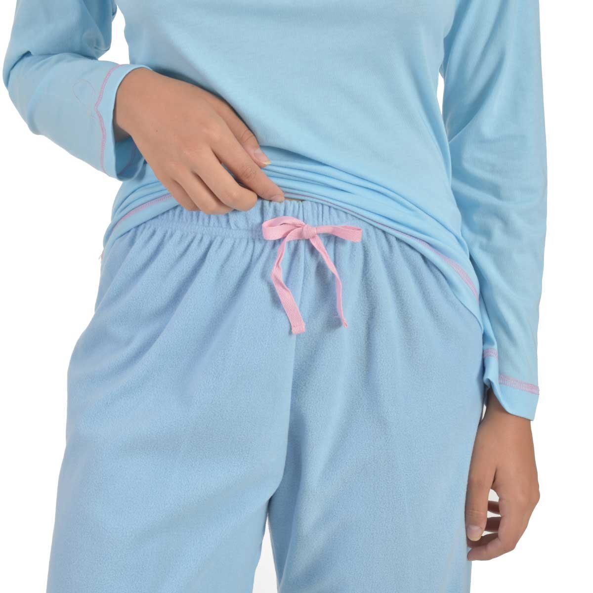 Pijama para Dama Micropolar con Pantal&oacute;n Sugar &amp; Milk