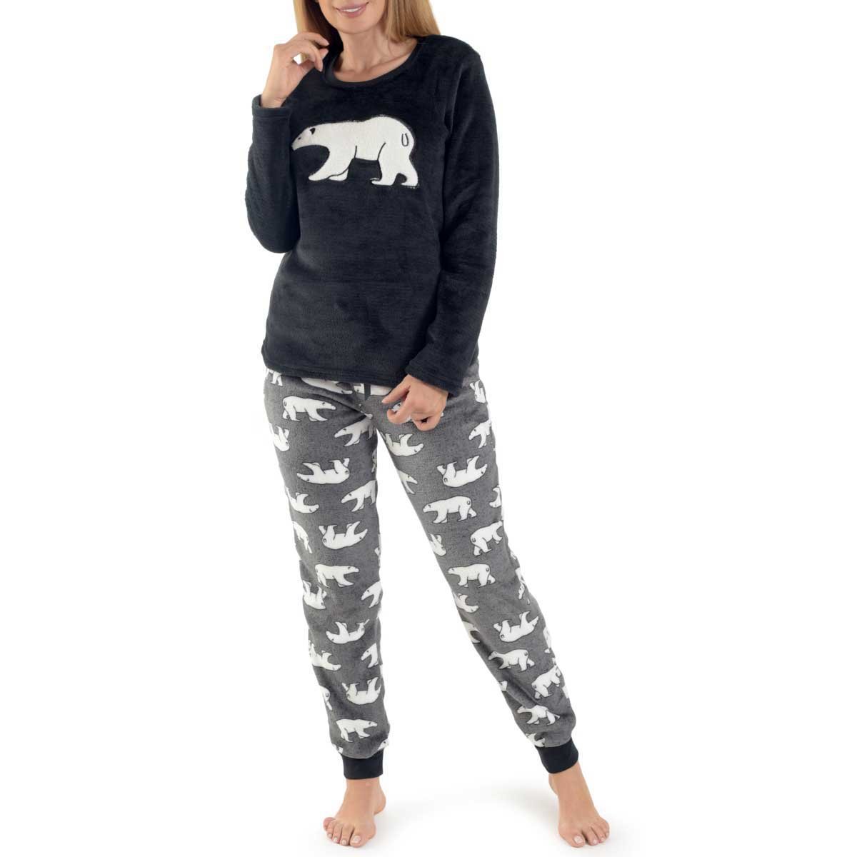 Pijama Flannel Estampado Oso Polar Incanto