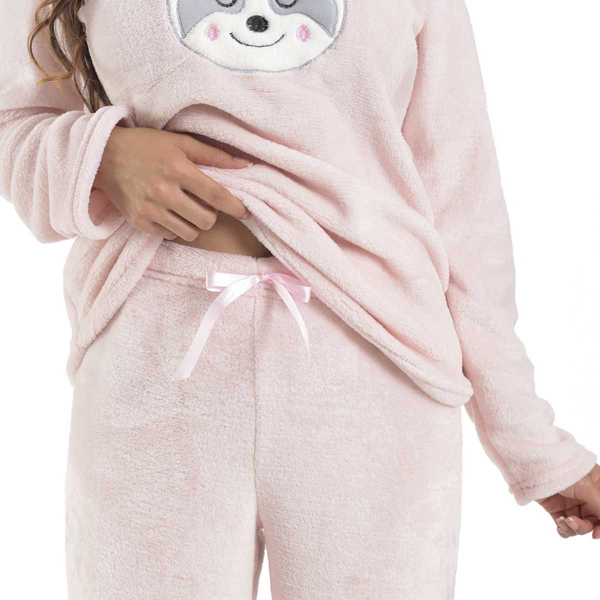 Pijama Flannel Dise&ntilde;o Liso Incanto