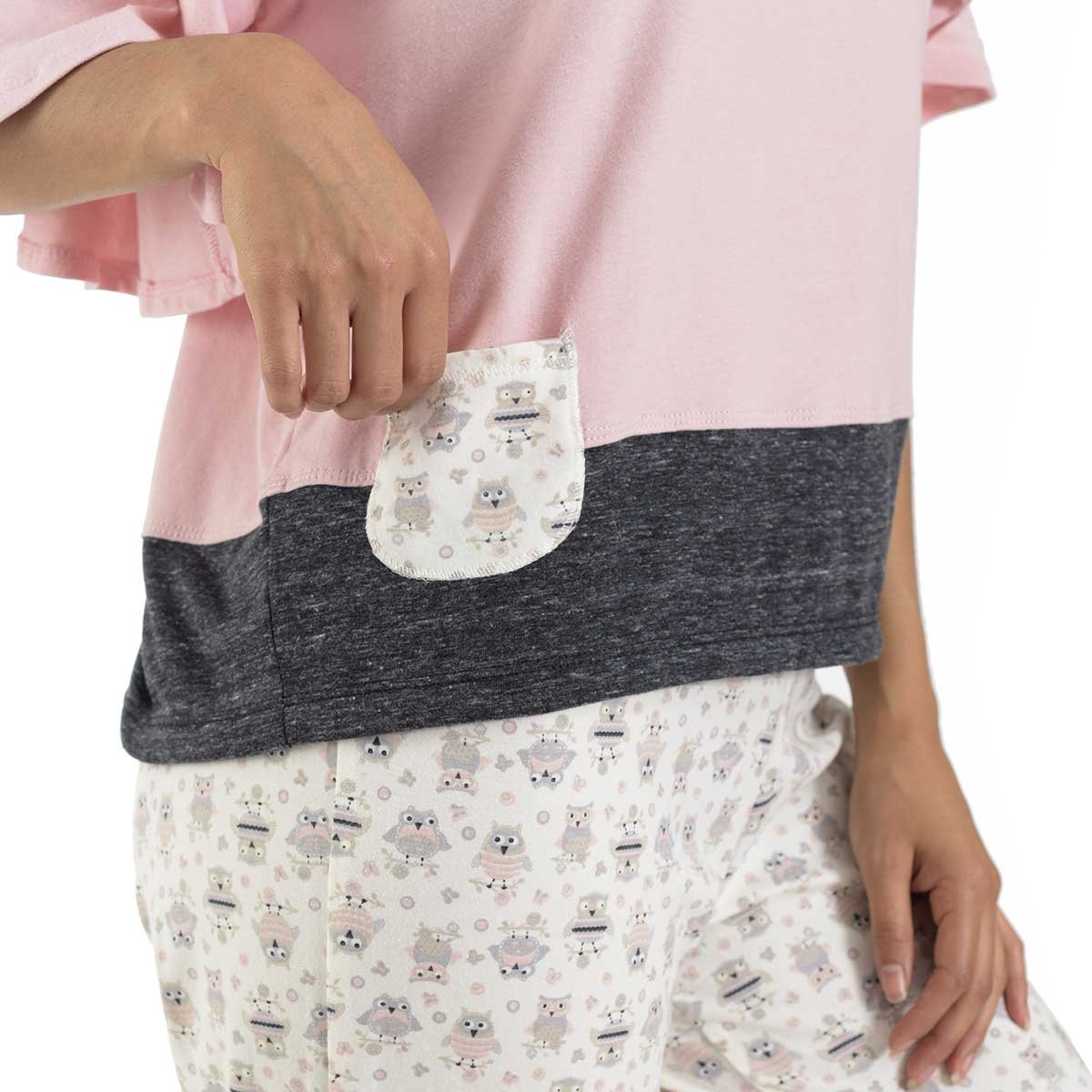Pijama para Dama Blusa Combinado Y Pantalón P Yeis