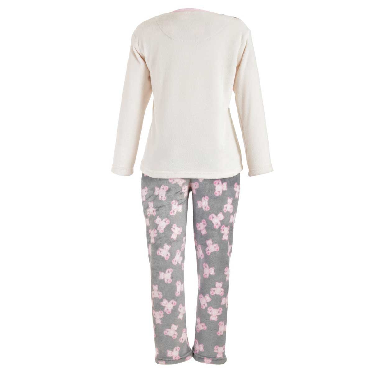 Pijama Flannel con Estampado de Osos Sugar &amp; Milk