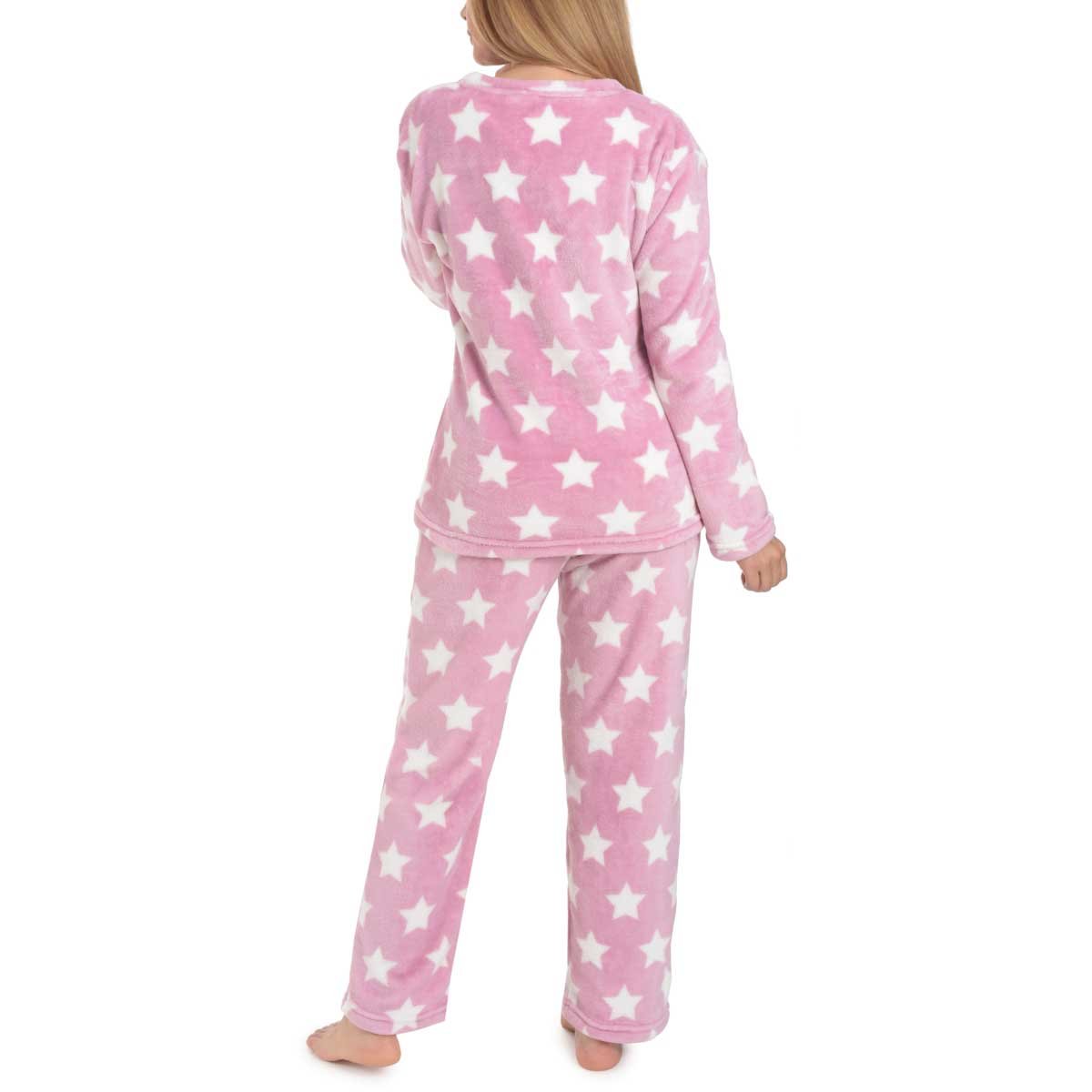 Pijama Flannel con Estampado de Estrellas Isotoner Isotoner