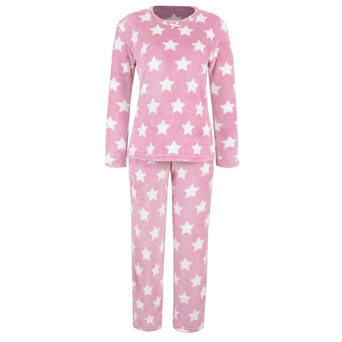 Pijama Flannel con Estampado de Estrellas Isotoner Isotoner