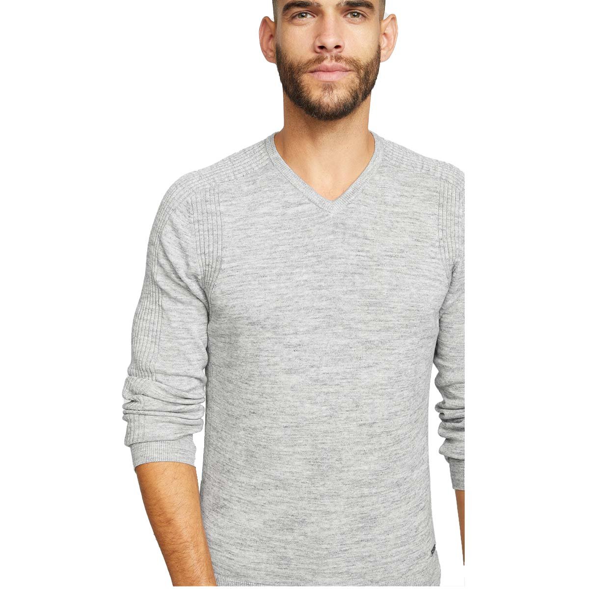 Suéter Liso Gris G By Guess para Caballero