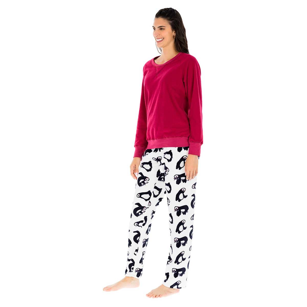 Pijama con Playera Y Pantal&oacute;n Estampado Wintertime Tops &amp; Bottoms