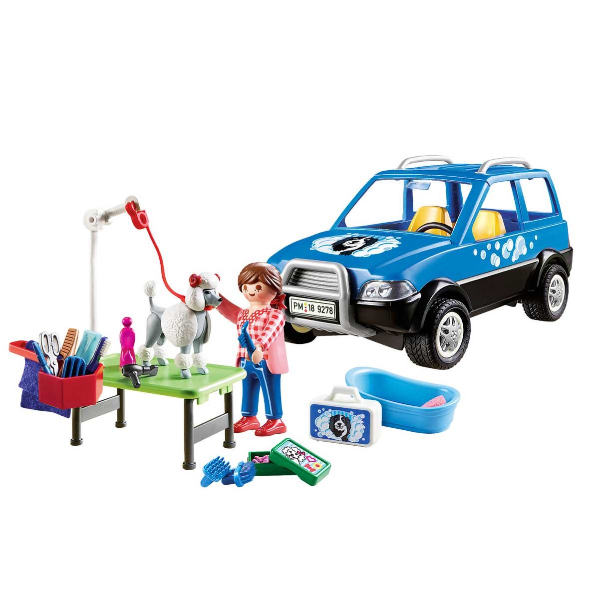 Coche Estética de Perros Playmobil