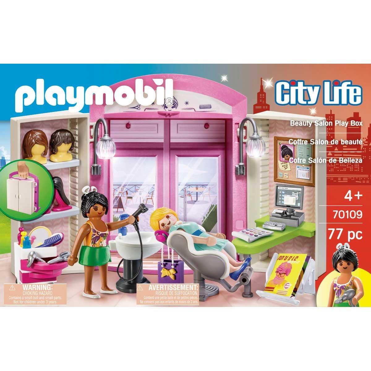 Salón de Belleza Play Box Playmobil