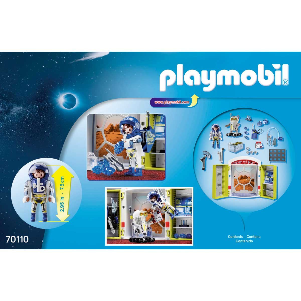 Laboratorio Espacial Play Box Playmobil