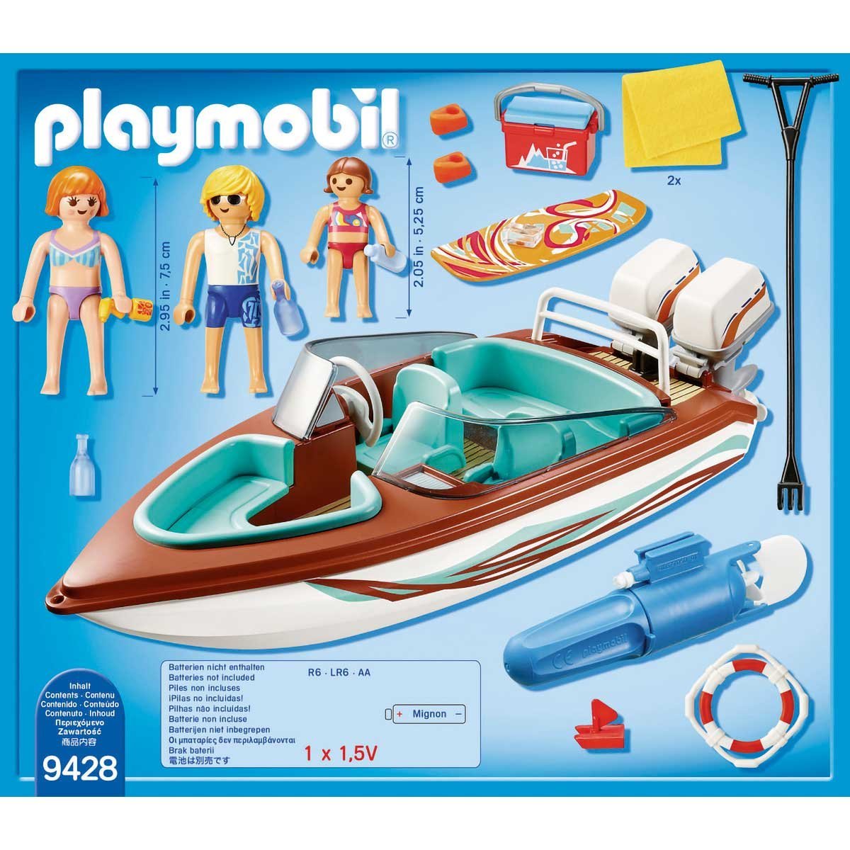 Lancha con Motor Submarino Playmobil