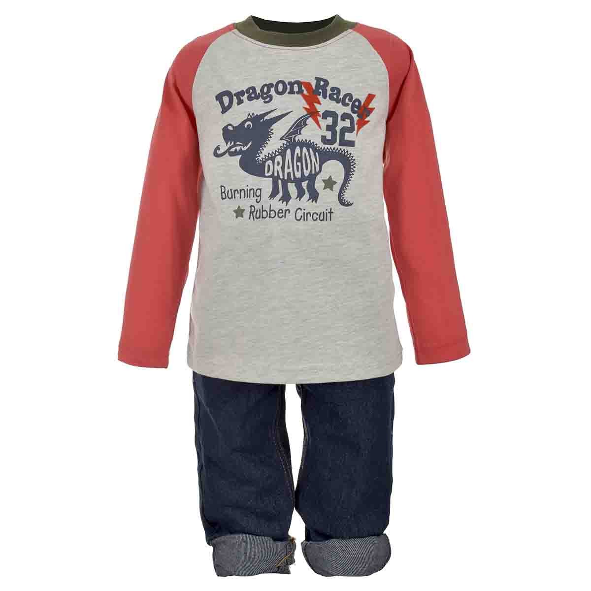 Set de Playera y Pantalon Dragon Racer Jeanious Baby