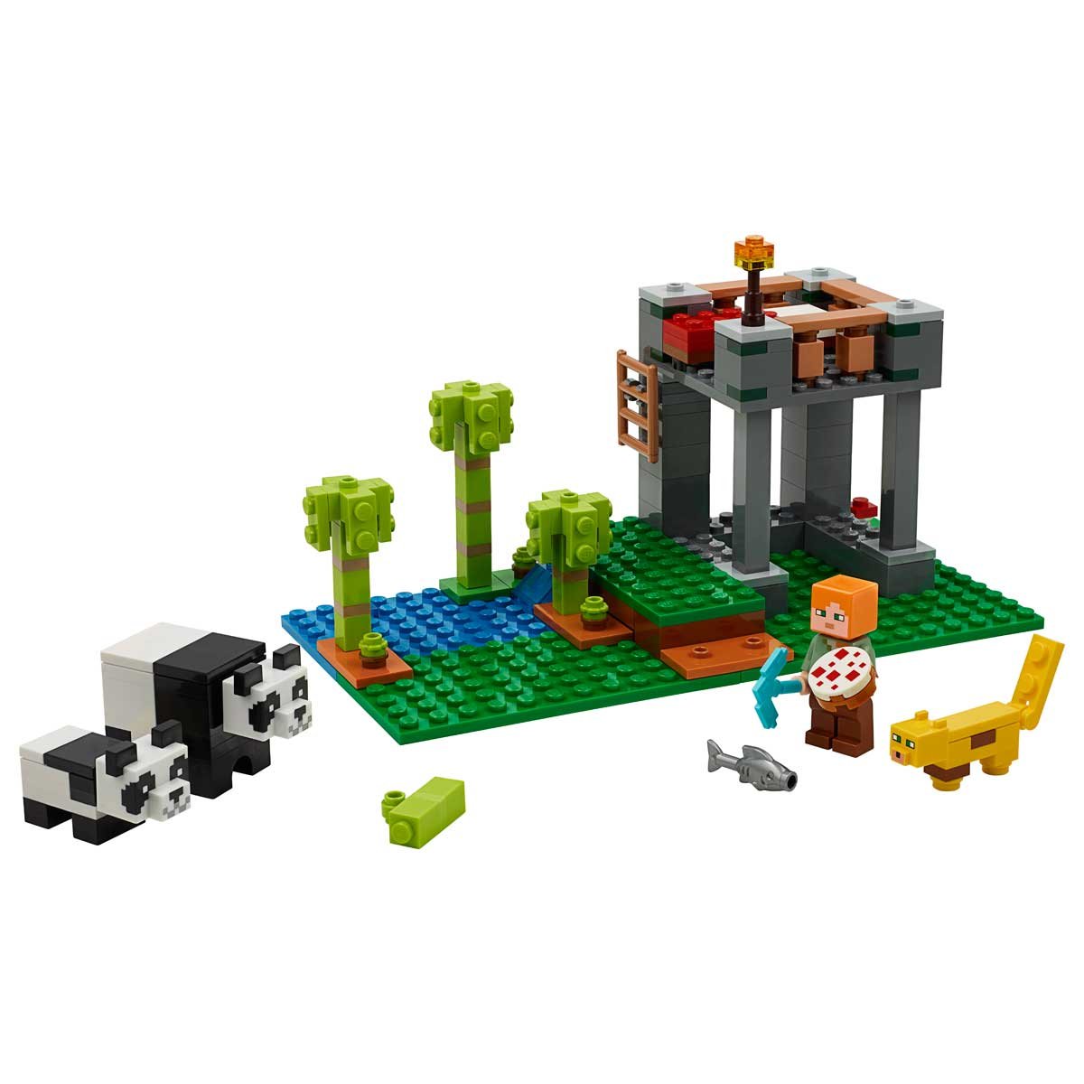 El Criadero de Pandas Lego Minecraft