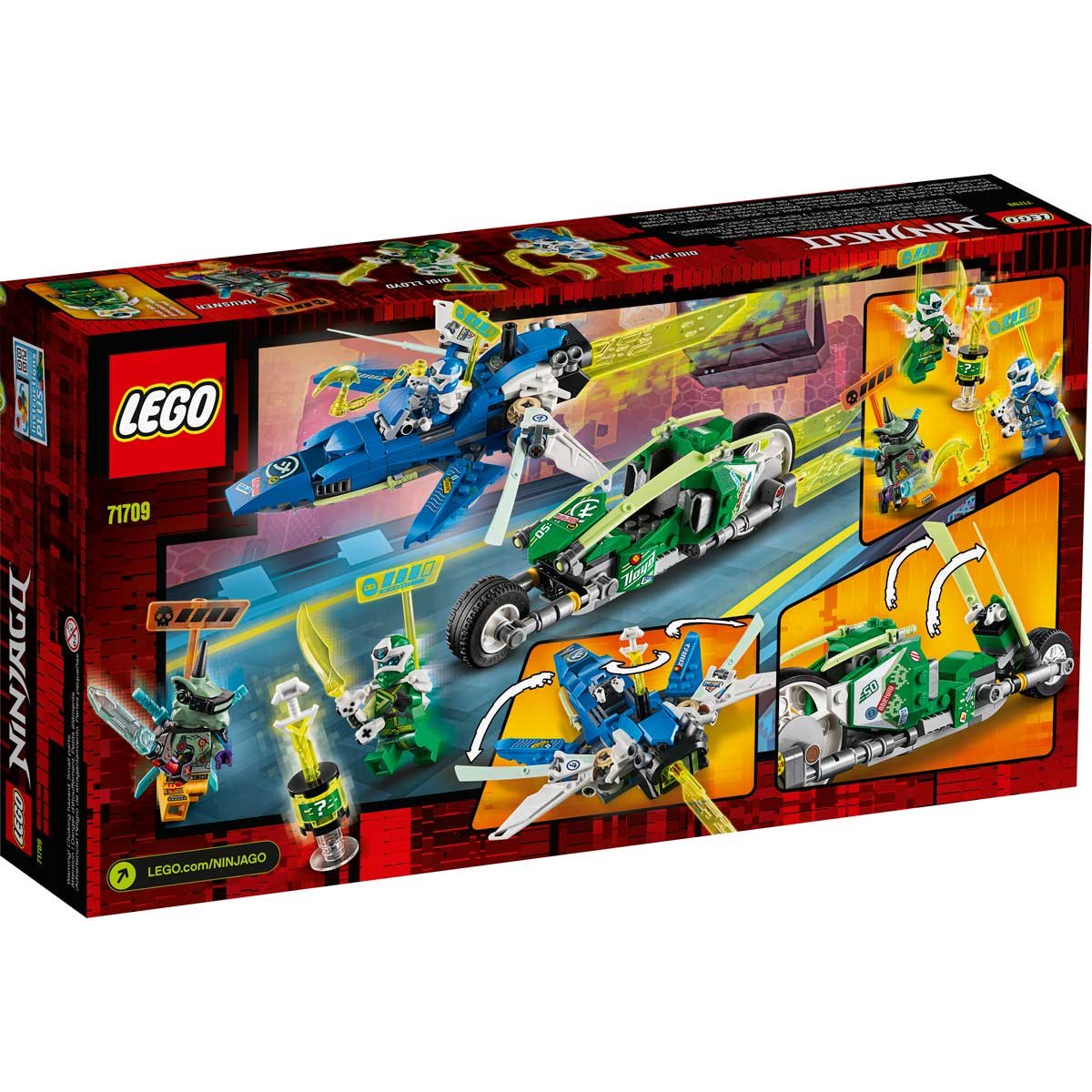 Vehículos Supremos de Jay Y Lloyd Lego Ninjago