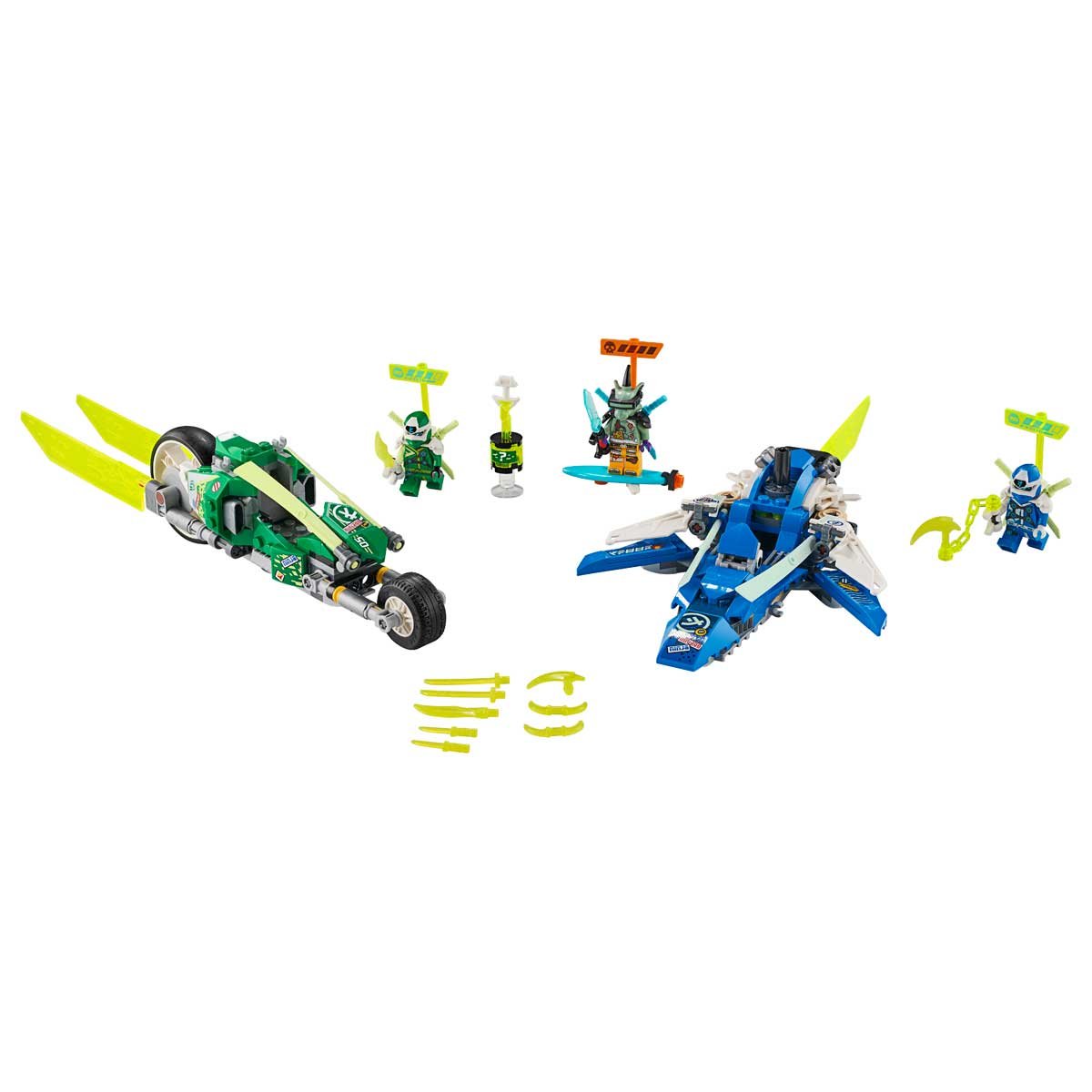 Vehículos Supremos de Jay Y Lloyd Lego Ninjago