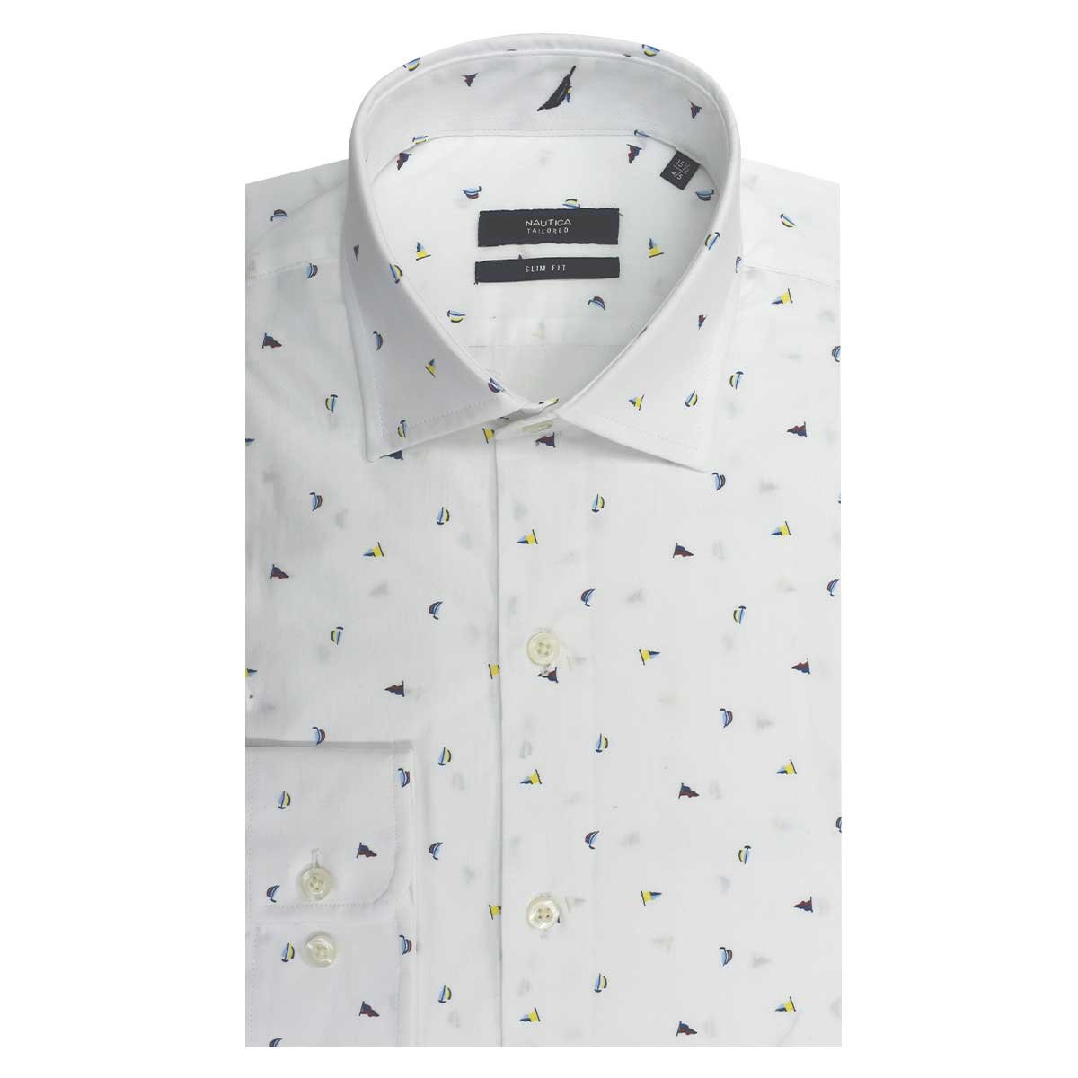 camisa blanca nautica