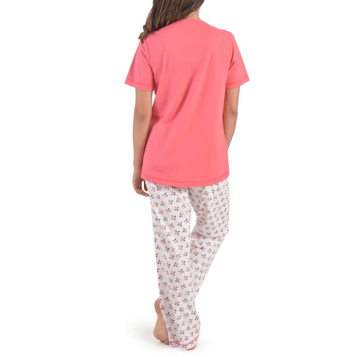 Pijama Combinada Escote Redondo Y Pantalón Thaiss