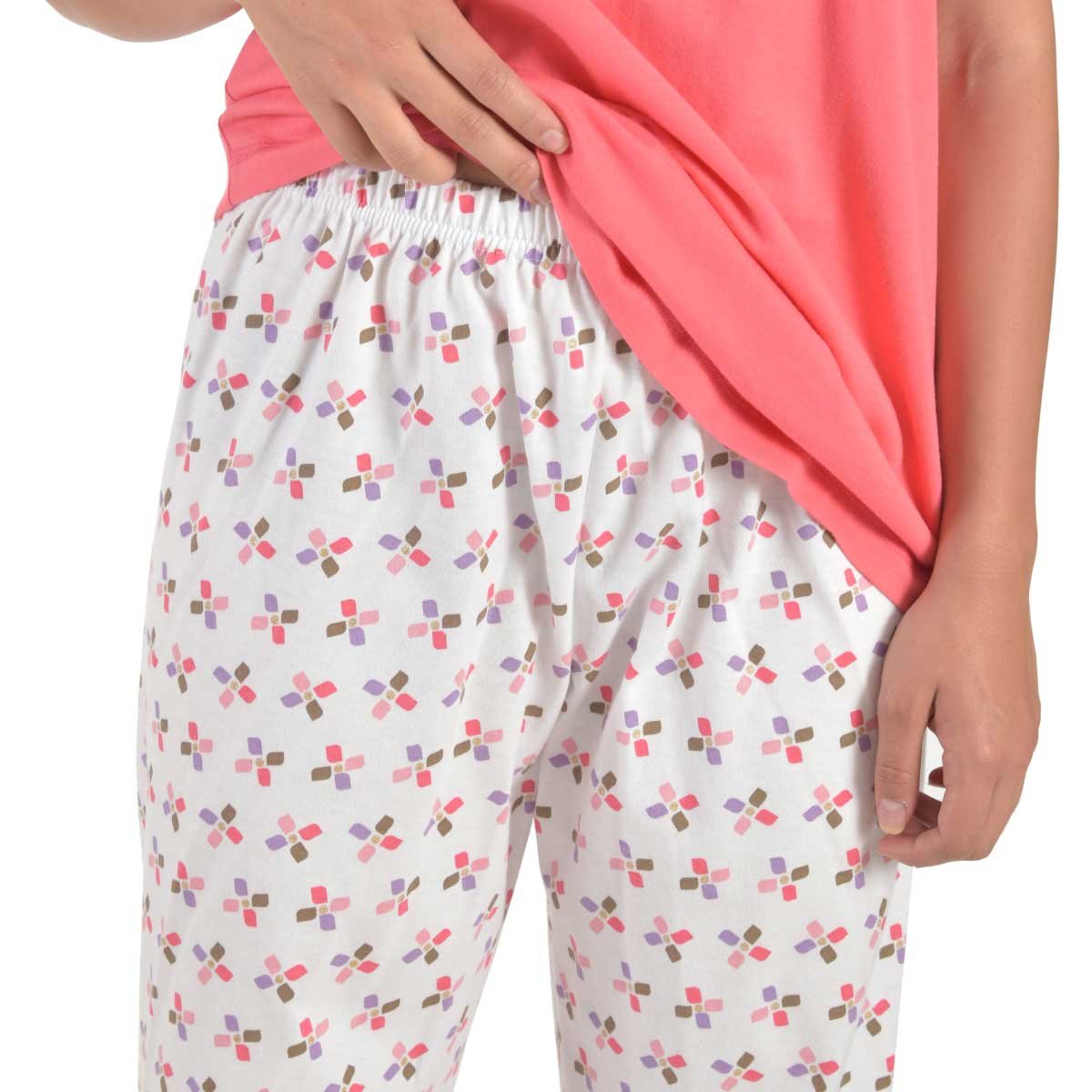 Pijama Combinada Escote Redondo Y Pantalón Thaiss